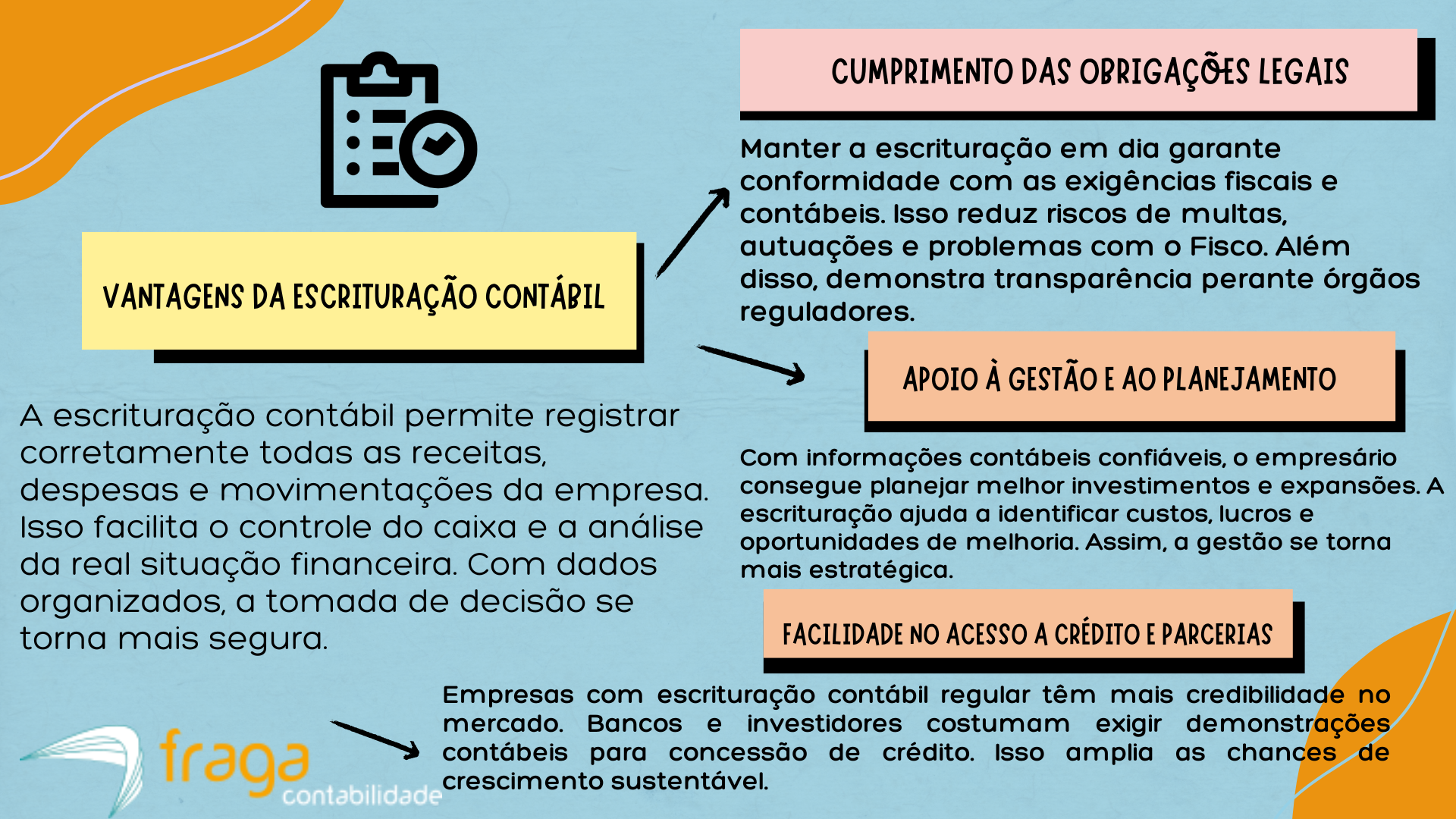 Vantagens da escrituração contábil