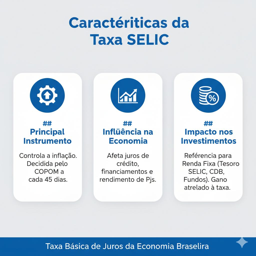 Características da Taxa Selic