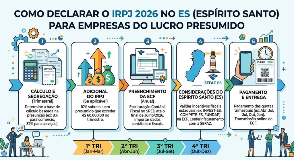 IRPJ para empresas do Lucro Presumido