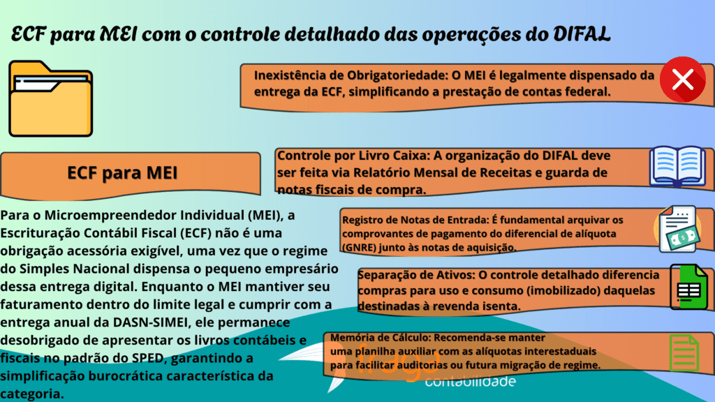 ECF para MEI com o controle detalhado 