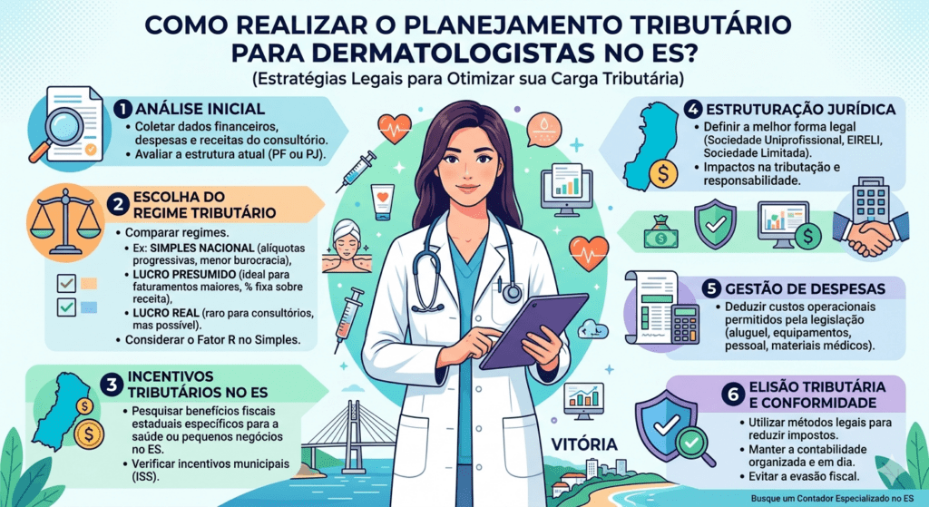 Planejamento tributário para dermatologistas no ES
