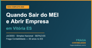 Infográfico: Quando sair do MEI e abrir empresa em Vitória ES — Fraga Contabilidade
